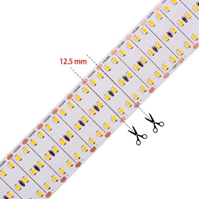 China Warehouse 2835 Three Lines 480led Wide Cut 36mm Led Strip Mini Light for sale