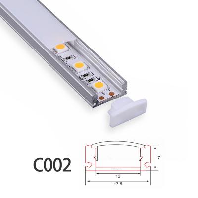 China C002 LED Strip Light Led Recessed Aluminum Profile Channel for sale