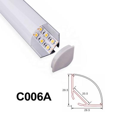 China C006A LED Strip Light Led Recessed Aluminum Profile Channel for sale