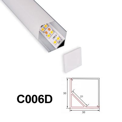 China C006D LED Strip Light Led Recessed Aluminum Profile Channel for sale