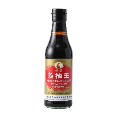 China Camill Guangdong Brand Soy Sauce 250ml/8.05oz 250ml Dedicated Dark Soy Sauce Table Soy Sauce for sale