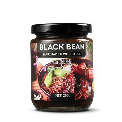 China Kitchen 260g Sweet And Salty Cooking Sauce Soybean Healthy Black Bean Sauce Seasoning Noodle Sauce On Sale for sale