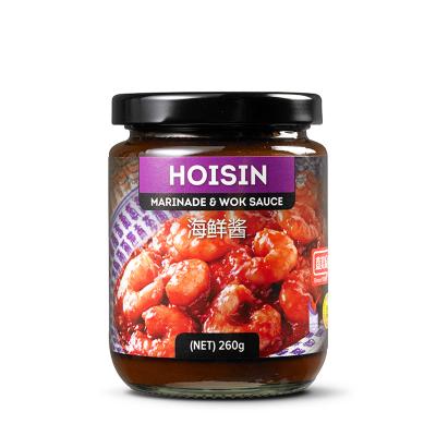 China Foods Cooking Wholesale Health 260g Halal Seafood Seasoning Cooking Hoisin Sauce for sale