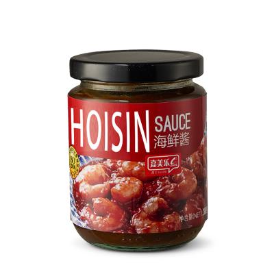 China Foods cooking good hot sale price 280g chilli seafood barbecue sauce restaurant hoisin sauce for sale