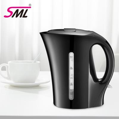 China 360 Degree Rotation Low Top Selling Electric Kettle 2200w Single Boil Water Heater Quiet Jug Electric Kettle for sale