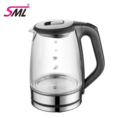 China 360 Degree Rotation Base Most Electric Kettles Best Price Popular Stainless Steel Online Glass Mini Body Pot Jar for sale