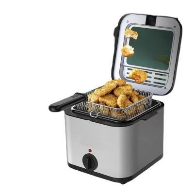 China Hot Sale Protection Overheating Deep Fryer Low Wattage Electric Appliances Standing Electric Deep Fryer Machine for sale