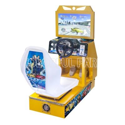 China New HD Plastic Colorful Park Automatic Tourist Racing Machine Driving Simulator Bee Poker for sale