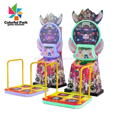 China High Quality Plastic Colorful Park Automatic Mini Arcade Music Game Console Dance Machine is used in children's playroom or cent for sale