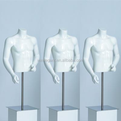 China Plus Size Male Full-body Ghost Mannequin Prop In Cloth Store Fiberglass Material Showing Mannequin For Sitting for sale