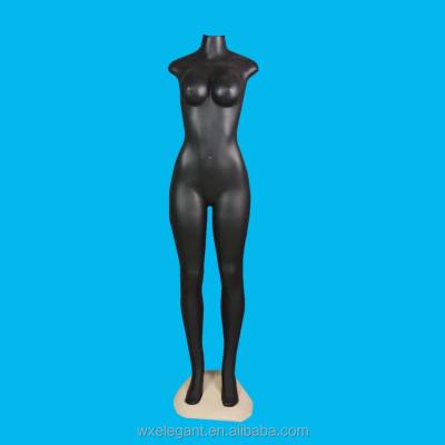 China Fashion Plastic Mannequin Plus Size Half Body Female Mannequin For Sale for sale