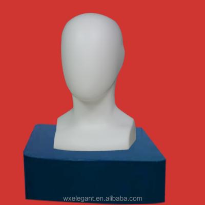 China plastic stand mannequin head to show wig for sale