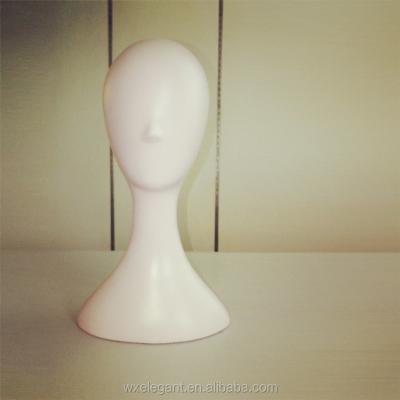 China Beautiful Plus Size Fiberglass Female Mannequin Head for sale