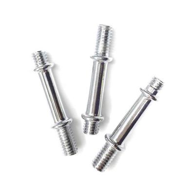 China Lighting Tools Wholesale M6 Double Head External Head Connector Dental Hanging Tube Cavity Tooth Chrome Plating for sale