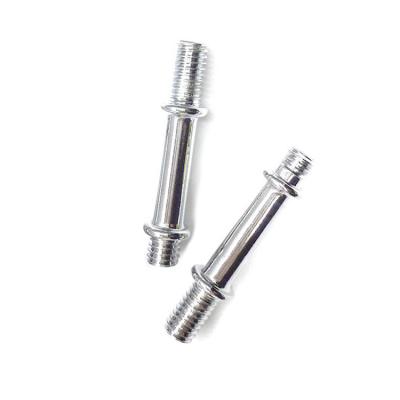 China Factory Wholesale M6 Double Ignition Headed Pipe Metric Threaded Connecting Rod Screws Chrome Plated for sale