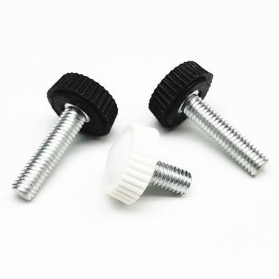 China Braking Thread M4*12MM Hand Tightening Screw Nut Edge Rubber Nut for sale