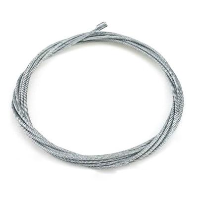 China Outlet Lighting Wire Rope Accessories M1.5mm Steel Wire Nickel Zinc Tin Head Electroplating Wire Rope Galvanized for sale