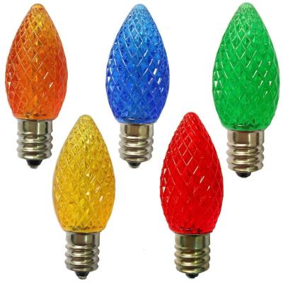 China Hot selling LANDSCAPE christmas c7 e12 programmable led light ceramic bulbs for sale