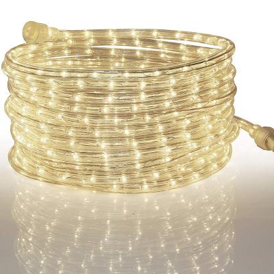 China LANDSCAPE LED Rope Light For Indoor And Outdoor Use, 24 Feet (7.3m) - 10MM Diameter 144 LED Long Life Bulbs Rope Tube Lights for sale