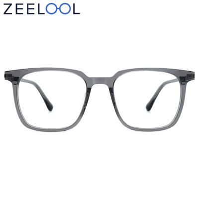 China Ladies Fashionable Elegant Plastic Oversize Wide Square Design Eye Wear Optical Glasses Frame for sale