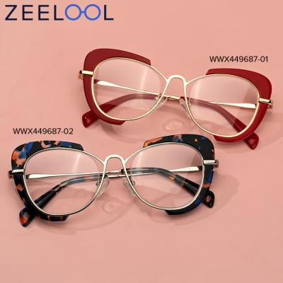 China Wholesale Personalized Vintage Round Square Retro Acetate Computer Eye Glasses Yellow Glasses for sale