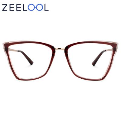 China Zeelool New Fashionable 2022 Fashion Wholesale Mixed Cateye Spectacle Eyewear Frames Optical Glasses for sale