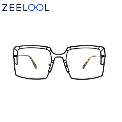 China Zeelool Stylish Metal Eyewear Latest Lenses Blue Light Optical Frame Anti Frame Manufacturer for sale