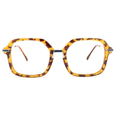 China 2022 Square Fashion Square Reading Glass PC Reading Eye Glasses Stylish Trendy Plastic Frames For Women Men for sale