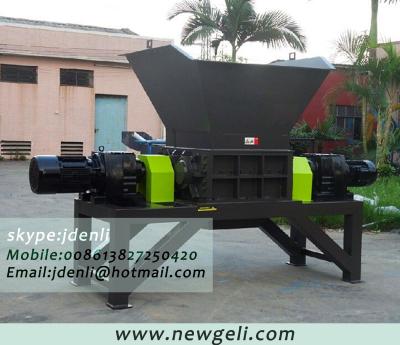 China double-shaft shredder,plastic shredding machine,pet bottle shredding machine for sale