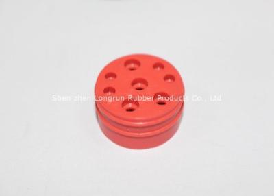 China Red Silicone Rubber Cable Grommets Insulative Cable Bushing Wire Jacket for sale