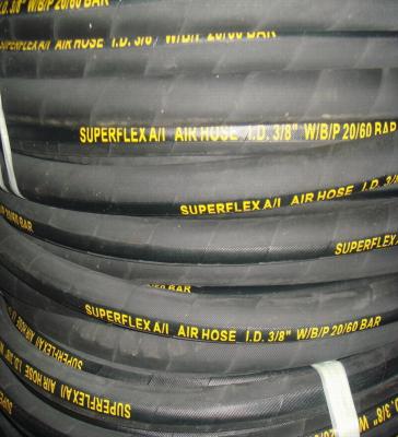 China Abrasion Resistant Industrial Rubber Hose , Fabric Surface Air Hose for sale