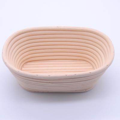 China New Sustainable Stored Oval Natural Bread Proofing Basket Rattan Baking Stuff Wholesale for sale