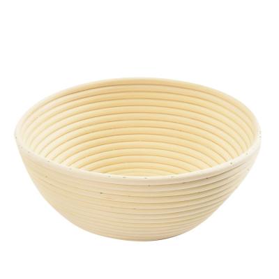 China 100% Sustainable Good Quality Brotform Indonesia Rattan Round 8.5 Inch Proofing Bowl Basket For Bread for sale