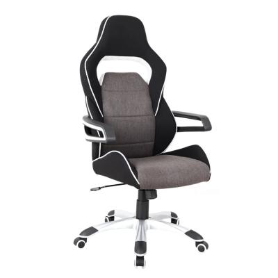 China (Size) Cheap Adjustable Gray And Black Ergonomic Design Swivel Office Chair IT Manager for sale