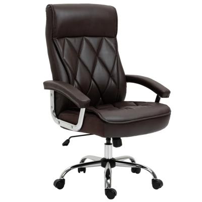 China Swivel Adjustable (Height) Adjustable Ergonomic Computer Leather Office Chair for sale