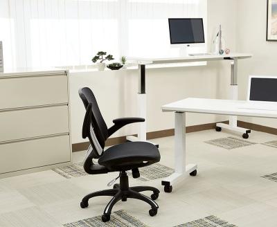 China Office Star (Height) Adjustable Directors Chair with Mesh Seat and Back, Black for sale