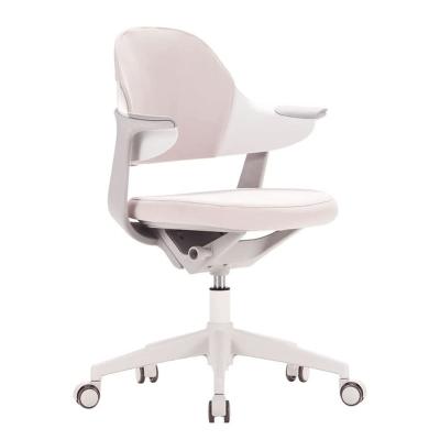 China (Height) Student Growing Adjustable Desk Chair: Ergonomic Design, Easy Assembly, Height Adjustable (Swivel+Sit-Brake Casters, Footrest, Beige) for sale