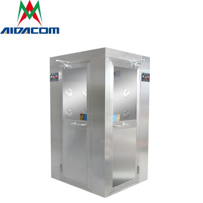 China food & Factory L Type Design Air Beverage Showers For Cleanroom Space Saving Airshowers Corner Air Shower for sale