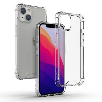 China Shockproof Shockproof Acrylic Cell Phone Case Cover For iPhone 12 13 Super Clear 14 Case for sale