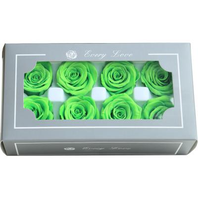 China Preserved Roses Flower Limited Time Discounts Valentine's Day A Grade 8 Piece Fresh Preserved Roses Flower Box for sale