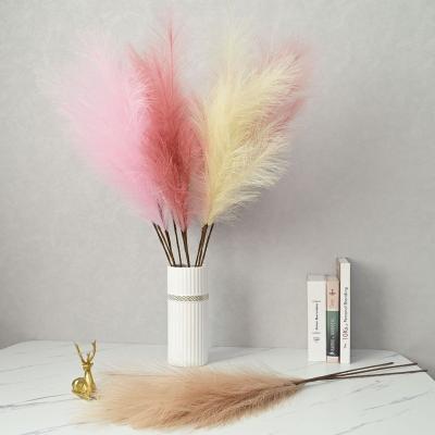 China 85cm Hot Sale Bohemian Boho Style Plant Fake Pampas Grass Artificial Pampas Grass For Wedding Home Decoration for sale