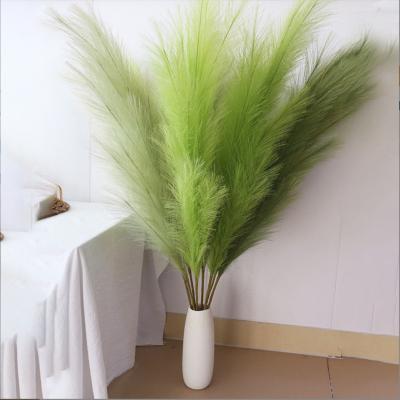 China Boho Style Green Fake Pampas Grass Large 43