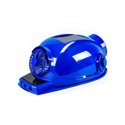 China Solar energy four fan face safety helmet men construction air conditioned shockproof helmet HF04 for sale