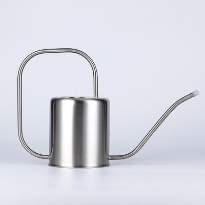 China Morden Fancy Wholesale Customized High Quality Stainless Steel Watering Can With Long Spout Water Cans For Outdoor Garden for sale