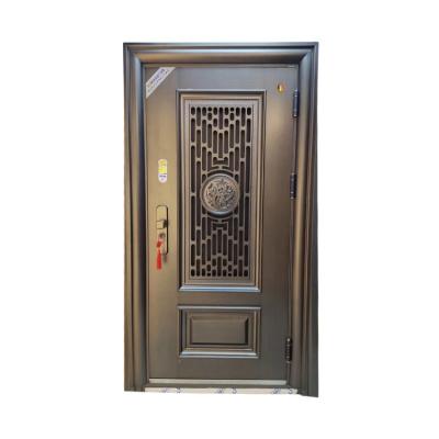 China Antique Design Front Entrances Waterproof Steel Main Door Design For Home / Main Steel Door for sale