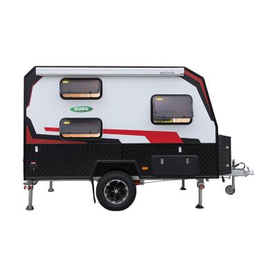 China Travel trailer factory direct sale rv camper with bathroom toilet trailer caravan light weight for sale for sale