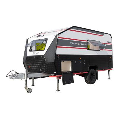 China Hot dip galvanized welded manganese steel chassis rv travel trailer camper rv trailer modern wholesale travel trailers fashion travel trailer for sale