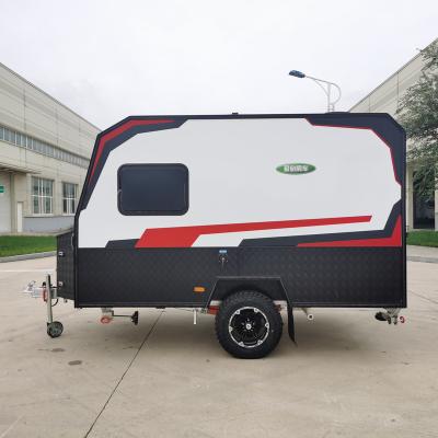 China Factory Price Large RV Trailer Travel Off Road Motorhomes New Design Travel House Camper Caravan Camping Trailer for sale