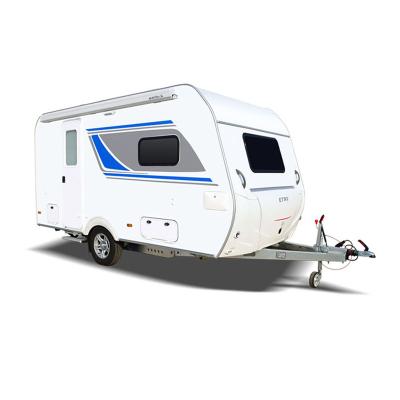 China Electric Car Modern Portable Mobile Clutch RV Optional Camping Travel Trailer Simplicity Trailer for sale