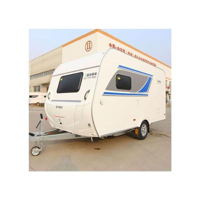 China New Design Travel Trailer Fiberglass Composite Panel Walls Offroad Camping Body RV Travel Trailer for sale